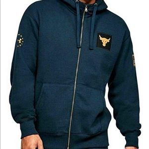 Men's Under Armour freedom x project rock full zip (HNG)